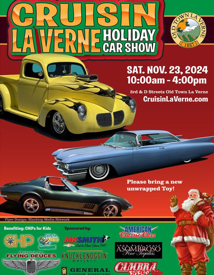 Cruisin La Verne Holiday Car Show Flyer24